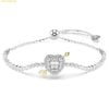  Lắc Tay Swarovski Idyllia bracelet Mixed cuts, Heart with arrow, White, Rhodium plated 5742022 