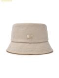  Mũ Bucket MLB Basic Canvas Leather Logo Bucket Hat BOS 3AHTVL14N-43CRD Begi 