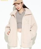  Áo Khoác Lông MLB Basic Medium Logo Mega Overfit Fleece Jumper B 3AFDB0726-43BGL - Begi 