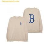  Áo Sweater MLB Sweatshirts Unisex Light Beige 3AMTM0831-43BGL Begi 