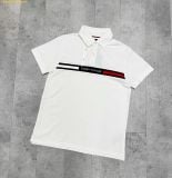  Áo Polo Tommy Hilfiger Polo Logo Faixa Regular T-shirt Trắng 