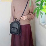  Balo Mini Michael Kors Jaycee XS Convertible LEATHER Backpack Màu Đen 