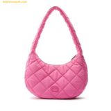  Túi Đeo Vai MLB Quilted Hobo Bag Medium CLE (Pink) 3ABQM0936-45PKS 
