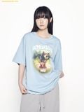  Áo Phông ADLV Metal Belly Short Sleeve T-Shirt Xanh 