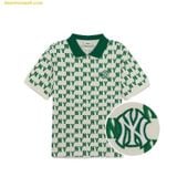  Áo Polo MLB Women's Classic Monogram Allover Pattern Carat NY (Neon Green) 3FPQM0233-50GNN 
