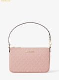  Túi Đeo Vai Michael Kors Jet Set Small Signature Logo Convertible Wristlet Dusty Rosed 35T4GTVW5B 