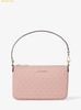  Túi Đeo Vai Michael Kors Jet Set Small Signature Logo Convertible Wristlet Dusty Rosed 35T4GTVW5B 
