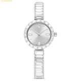  Đồng Hồ Swarovski Matrix bangle watch Swiss Made, Crystal bracelet, White, Stainless Steel 5677487 