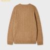  Áo Len Tay Dài WHOAU Steve Cable V-neck Pullover Begi WHKAG4922F 