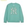 Áo Sweater MLB Monogram Gradient Big Lux Overfit New York Yankees 3AMTM0444-50MTM Màu Xanh