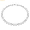  Dây Chuyền Swarovski Ariana Grande x Swarovski necklace Mixed cuts, Heart, White, Rhodium plated 5720857 