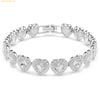 Lắc Tay SWAROVSKI Ariana Grande x Swarovski bracelet Mixed cuts, Heart, White, Rhodium plated 5720860