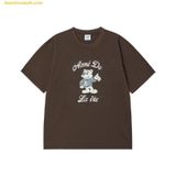  Áo Phông ADLV Ac Bear Welcome Short Sleeve T-Shirt Nâu 