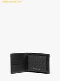  Ví Nam Michael Kors Cooper Logo Billfold Wallet With Passcase Black Set 2 Ví 36U9LCRF6B 