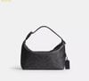 Túi Cầm Tay Nam Coach Travel Kit With Speedclip In Signature Canvas Charcoal CAN35