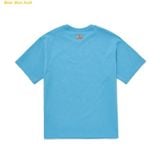  Áo Phông MLB Basic Neon Logo Overfit Boston Red Sox N.Blue 