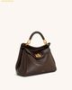  Túi xách JW PEI Lucia Classic Top Handbag - Dark Brown ( Nobox) 