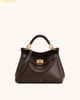  Túi xách JW PEI Lucia Classic Top Handbag - Dark Brown ( Nobox) 