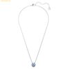  Dây Chuyền Swarovski Bella V pendant Round cut, Blue, Rhodium plated 5734232 