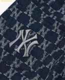  Quần Dài MLB Classic Monogram Stripe Jacquard Denim 3FDPM0424 