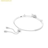  Vòng Tay, Lắc Tay Swarovski Swan bracelet Swan, Black, Rhodium plated 5614119 