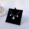  Bộ Dây Chuyền Và Bông Tai Swarovski Begin Set Trilliant Cut, White, Rhodium Plated 5528938 