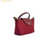  Túi Xách Longchamp Le Pliage Green Pouch With Handle Pomegranate / Grenade Màu Đỏ Lựu Size Mini 