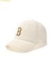 Mũ Lưỡi Trai MLB Corduroy Unstructured Ball Cap BOS (D.Cream) 3ACPWC146-43CRD Trắng Kem