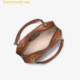  Túi Đeo Vai Michael Kors Cecily Small Signature Logo Shoulder Bag 35F5G8CL1B Nâu Logo 