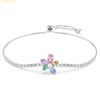  Lắc Tay Swarovski Ariana Grande x Swarovski bracelet Mixed cuts, Flower, Multicolored, Rhodium plated 5749187 