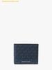  Ví Nam Michael Kors Cooper Logo Billfold Wallet With Passcase Plblue Set 2 Ví 36U9LCRF6B 