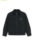  Áo Khoác MLB Basic Collar Work Jacket NY (Black) 3AJPB0146-50BKS 