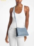  Túi Đeo Chéo Michael Kors Christina Small Signature Logo Crossbody Bag Denim 35T6S8WC0V 