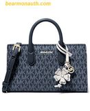 Túi Đeo Chéo Michael Kors Scarlett Extra Small East West Top Zip Crossbody Bag - Navy 