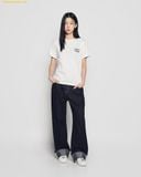  Áo Phông ADLV Woman Doodle Fuzzy Rabbit Short Sleeve T-Shirt Màu Trắng 