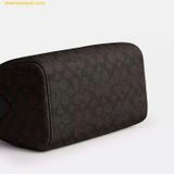  Túi Xách Dáng Trống Coach Rowan Satchel Bag In Signature Canvas Black CV961 