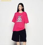  Áo Phông ADLV Star Bear Short Sleeve T-Shirt Hồng 