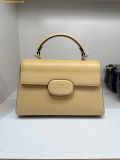  Túi Xách COACH Eliza Top Handle Bag CT852 Nâu Trơn 