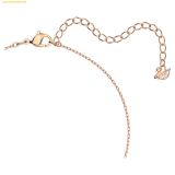  Dây Chuyền, Vòng Cổ Swarovski Una necklace Round cut, White, Rose gold-tone plated 5272364 