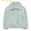  Áo Khoác Lông MLB Basic Stand Neck Mega Logo Soft Dumble Fleece Jumper Boston Red Sox 3AJPF3016-43MTL 