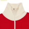  Áo Sweat MLB Women's Varsity Crop Half-Zip Sweater BOS (L.Red) 3FKPV0134-43RDL 