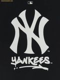  Áo Ba Lỗ MLB Basic Mega Logo Nashi T-Shirt New York Yankees - 3ATOB0253-50BKS - Đen 