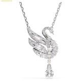  Dây Chuyền - Vòng Cổ SWAROVSKI Swan Pendant Thiên Nga Bạc Đá Trắng Mạ Rhodium 5723387 