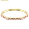 Vòng Tay, Lắc Tay Swarovski Matrix bangle Baguette cut, Octagon shape, Pink, Gold-tone plated 5720624