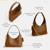  Túi Đeo Vai Coach Brooklyn Shoulder Bag 23 Honey Brown CW614 