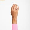  Nhẫn Swarovski Matrix ring Baguette cut, Pink, Rose gold-tone plated 5647589 