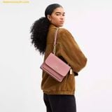 Túi Đeo Chéo Coach Klare Crossbody Bag Gold Pink Petal CB197 