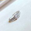  Nhẫn Swarovski Attract Ring Round, White, Rhodium Plated 