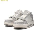  Giày Thể Thao MLB Chunky Liner Mid Classic Monogram New York Yankees Gray 3ASXCMM4N-50GRS 