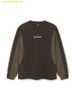 Áo Tay Dài MLB Basic Outdoor Colorblock Cursive Woven Man-to-Man New York Yankees 3AMTB0754-50BRS Nâu